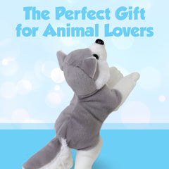 Cute Stuffed Animals for Girls and Boys, Plush and Cuddly Puppy Dog Toys for Kids with Husky, Labradoodle, and Bulldog