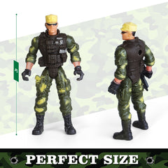 8-Pack Military Toy Soldiers Action Figures Playset