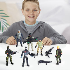 8-Pack Military Toy Soldiers Action Figures Playset