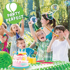 Bubble Birthday Cake Blower with 2 Bottles Bubble Solution